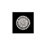 Botón metal cristal 23 mm